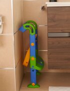 KIDSKIT Scara cu reductor wc si olita white tender rose