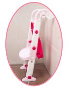 KIDSKIT Scara cu reductor wc si olita white tender rose