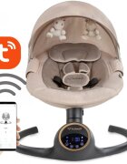 Kidwell Balansoar leagan electric 2 in 1 bluetooth Reve bej auriu