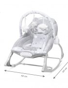 Kidwell Balansoar multifunctional cu sunete si jucarii Pino Gri