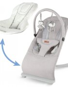 Kidwell Balansoar pentru bebelusi rubi gri alb pliabil