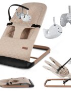 Kidwell Balansoar pentru copii full beige wooden pliabil