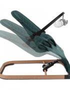 Kidwell Balansoar pentru copii green wooden pliabil