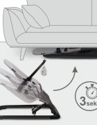 Kidwell Balansoar pentru copii Laro Grey Black