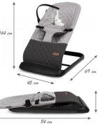 Kidwell Balansoar pentru copii Laro Grey Black