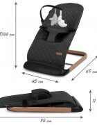 Kidwell Balansoar pentru copii Laro Wooden Black
