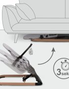Kidwell Balansoar pentru copii Laro Wooden Grey