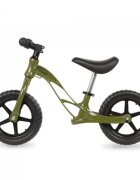 Kidwell Bicicleta copii fara pedale cu cadru din magneziu Rocky Khaki 12 inch cadru din magneziu scaun reglabil pe inaltime 31-42 cm roti cu rulmenti ABEC-9 anvelope mari EVAde la 2 anigreutatea maxima a copilului 35 kg