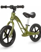 Kidwell Bicicleta copii fara pedale cu cadru din magneziu Rocky Khaki 12 inch cadru din magneziu scaun reglabil pe inaltime 31-42 cm roti cu rulmenti ABEC-9 anvelope mari EVAde la 2 anigreutatea maxima a copilului 35 kg