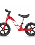 Kidwell Bicicleta copii fara pedale cu cadru din magneziu Rocky Red 12 inch cadru din magneziu scaun reglabil pe inaltime 31-42 cm roti cu rulmenti ABEC-9 anvelope mari EVA de la 2 ani greutatea maxima a copilului 35 kg