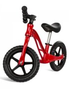 Kidwell Bicicleta copii fara pedale cu cadru din magneziu Rocky Red 12 inch cadru din magneziu scaun reglabil pe inaltime 31-42 cm roti cu rulmenti ABEC-9 anvelope mari EVA de la 2 ani greutatea maxima a copilului 35 kg