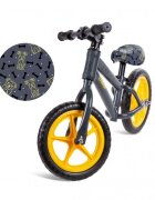 Kidwell Bicicleta copii fara pedale Mundo Dogs 12 inch cu roti din spuma EVA scaun reglabil pe inaltime 34-44 cm de la 3 ani inaltimea recomandata a copilului 80-120 cm