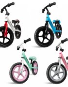 Kidwell Bicicleta copii fara pedale Rebel Blue 12 inch ghidon ajustabil pe inaltime greutate redusa roti spuma EVA scaun reglabil pe inaltime de la 2 ani