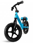 Kidwell Bicicleta copii fara pedale Rebel Blue 12 inch ghidon ajustabil pe inaltime greutate redusa roti spuma EVA scaun reglabil pe inaltime de la 2 ani