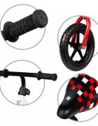 Kidwell Bicicleta copii fara pedale Rebel White 12 inch ghidon ajustabil pe inaltime greutate redusa roti spuma EVA scaun reglabil pe inaltime de la 2 ani