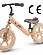 Kidwell Bicicleta de echilibru fara pedale pentru copii Beige reglabila roti late Eva