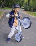 Kidwell Bicicleta de echilibru fara pedale pentru copii Nix Blue Aura 3.05 kg roti PU 29 cm reglabila 80-120 cm maxim 30 kg