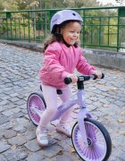 Kidwell Bicicleta de echilibru fara pedale pentru copii Nix Lavender 3.05 kg roti PU 29 cm reglabila 80-120 cm maxim 30 kg