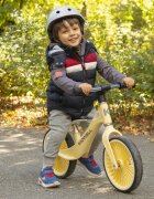 Kidwell Bicicleta de echilibru fara pedale pentru copii Nix Yellow 3.05 kg roti PU 29 cm reglabila 80-120 cm maxim 30 kg