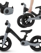 Kidwell Bicicleta de echilibru fara pedale pentru copii pliabila Flex Black ultra usoara 2.9 kg roti EVA 29 cm reglabila 80-120 cm maxim 30 kg