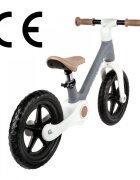 Kidwell Bicicleta de echilibru fara pedale pentru copii pliabila Flex Grey ultra usoara 2.9 kg roti EVA 29 cm reglabila 80-120 cm maxim 30 kg