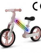Kidwell Bicicleta fara pedale cadru nailon cu LED roti EVA Suno Roz