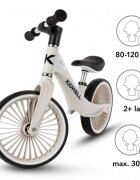 Kidwell Bicicleta fara pedale cadru nailon roti PU NIX Gri