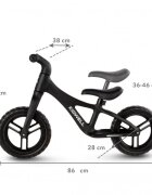 Kidwell Bicicleta fara pedale Jogo Black roti din spuma Eva greutate admisa 30 kg