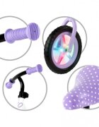 Kidwell Bicicleta fara pedale Rebel Dots roti din spuma eva cu lumini led