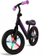 Kidwell Bicicleta fara pedale Rebel Neon Pink roti din spuma eva cu lumini led