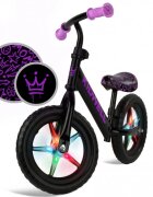 Kidwell Bicicleta fara pedale Rebel Neon Pink roti din spuma eva cu lumini led
