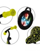 Kidwell Bicicleta fara pedale Rebel Neon Yellow roti din spuma eva cu lumini led