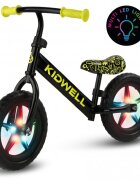 Kidwell Bicicleta fara pedale Rebel Neon Yellow roti din spuma eva cu lumini led