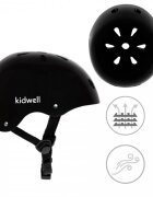 Kidwell Casca de protectie pentru copii ORIX II marimea S 48-52 cm Black