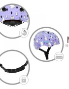 Kidwell Casca de protectie pentru copii Orix Plus Kitty sistem de reglare M 52-56 cm 3 ani+
