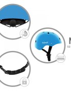 Kidwell Casca de protectie pentru copii sistem de reglare usoara 260 g M 52-56 cm 3 ani+ Orix Blue