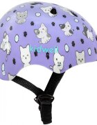 Kidwell Casca de protectie pentru copii sistem de reglare usoara 260 g S 48-52 cm 1 ani+ Orix Plus Kitty