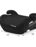 Kidwell Inaltator auto 125-150 cm cu Isofix Ovan black