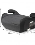Kidwell Inaltator auto 125-150 cm cu Isofix Ovan black gray