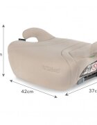 Kidwell Inaltator auto pentru copii Bono Beige cu isofix 125-150 cm