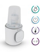 Kidwell Incalzitor pentru biberoane gala White 4 in 1 cu sterilizare si mentinere temperatura