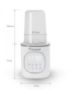Kidwell Incalzitor pentru biberoane gala White 4 in 1 cu sterilizare si mentinere temperatura