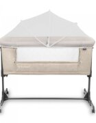 Kidwell Patut Alula Beige reglabil pe inaltime in 5 trepte roti cu blocare accesorii incluse