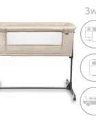 Kidwell Patut Alula Beige reglabil pe inaltime in 5 trepte roti cu blocare accesorii incluse