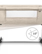 Kidwell Patut Alula Beige reglabil pe inaltime in 5 trepte roti cu blocare accesorii incluse