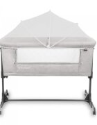 Kidwell Patut Alula Gray reglabil pe inaltime in 5 trepte roti cu blocare accesorii incluse