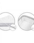 Kidwell Patut Alula Gray reglabil pe inaltime in 5 trepte roti cu blocare accesorii incluse