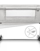 Kidwell Patut Alula Gray reglabil pe inaltime in 5 trepte roti cu blocare accesorii incluse