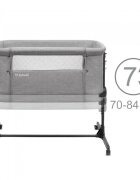 Kidwell Patut cu laterala culisanta Snuzzy Light Grey