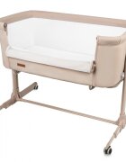 Kidwell Patut cu leganare Cullami Beige co-sleeper 2 in 1 cu laterala culisanta setare unghiulara cu roti reglabil in 6 pozitii pe inaltime